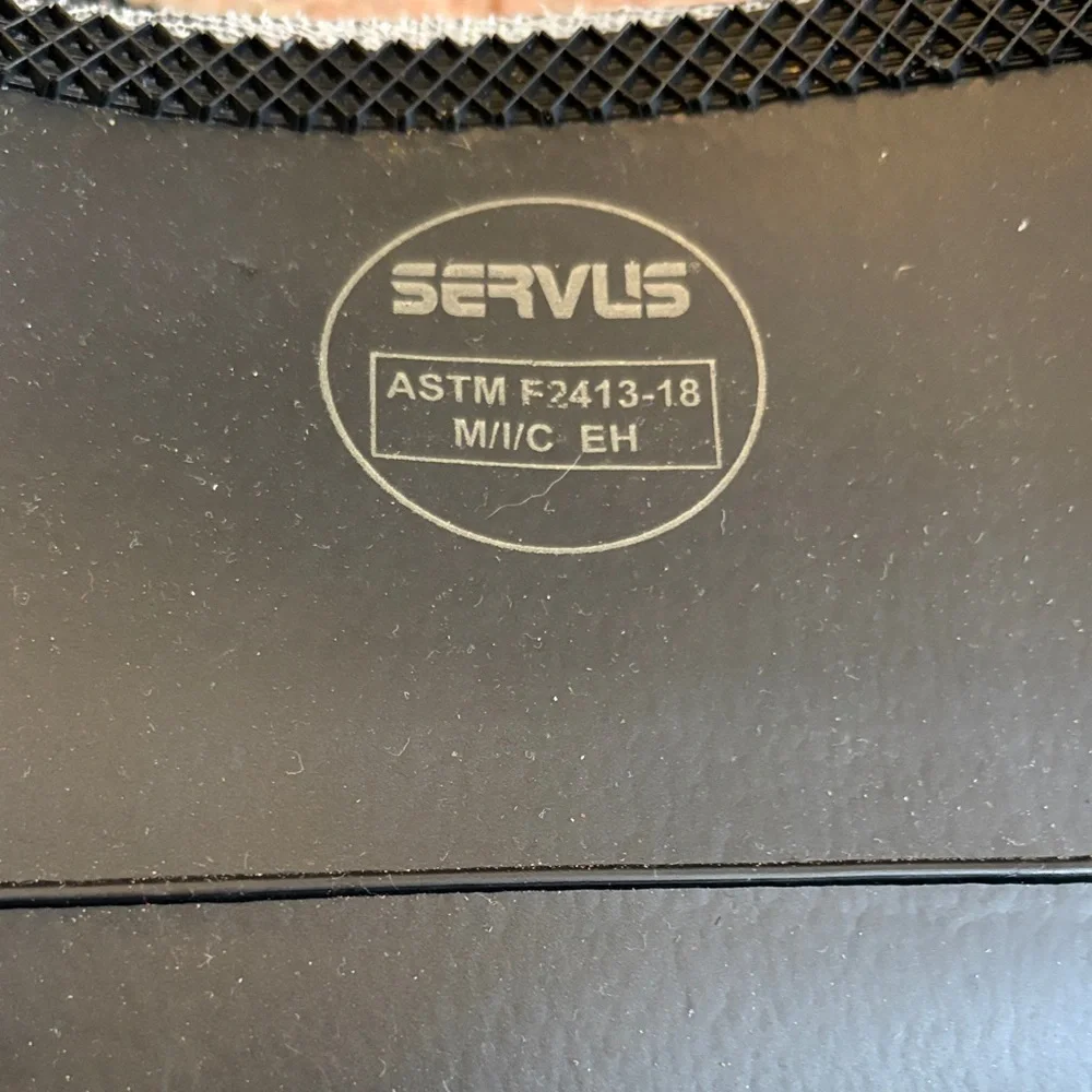 Servus Men's Black Steel Toe PVC Work Boots